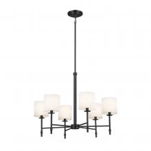  52500BK - Chandelier 6Lt