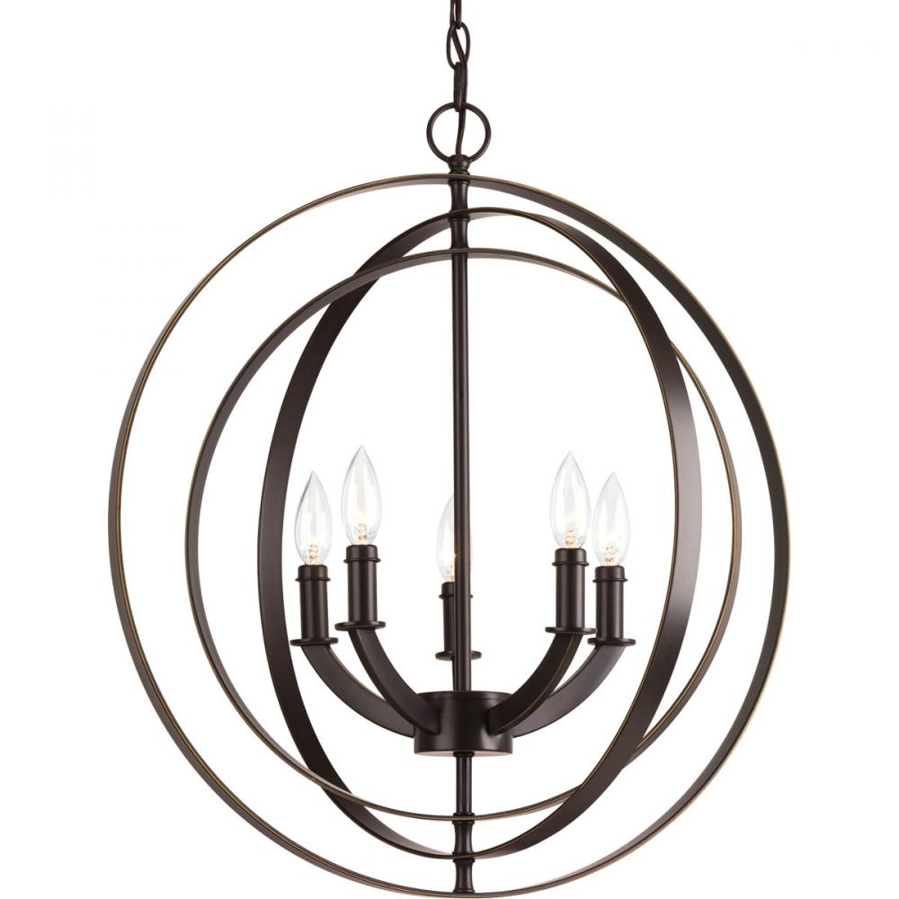 P3841-20 5-60W CAND FOYER PENDANT