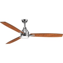 Progress Canada P2554-1530K - P2554-1530K 60IN 3 BLADE FAN W/ LED LGT