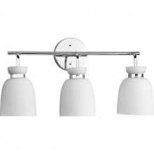  P300486-015 - Lexie Collection Three-Light Polished Chrome Contemporary Vanity Light