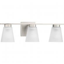  P300501-009 - Tanner Collection Three-Light Brushed Nickel Transitional Vanity Light