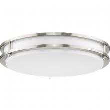 Progress Canada P350275-009-CS - Abide Collection 5-CCT Integrated LED Brushed Nickel Contemporary 14" Medium Flush Mount Light