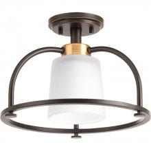 Progress Canada P350032-020 - West Village Collection 13-1/2" One-Light Semi-Flush Convertible