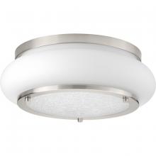 Progress Canada P350081-009-30 - One-Light 12" LED Opal-Linen Flush Mount