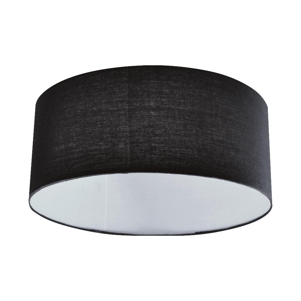 14IN Drum Shade Black LED Ceiling- mount Accessory STANDARD