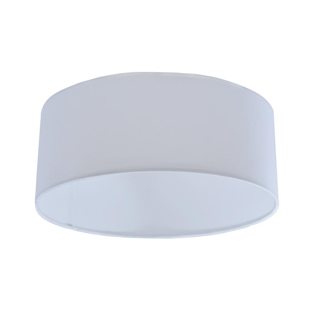 14IN Drum Shade White LED Ceiling- mount Accessory STANDARD