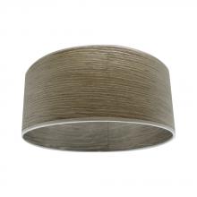Standard Products 66045 - 14IN Drum Shade Barnwood LED Ceiling- mount Accessory STANDARD