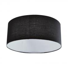 Standard Products 65690 - 14IN Drum Shade Black LED Ceiling- mount Accessory STANDARD