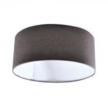 Standard Products 65691 - 14IN Drum Shade Dark Gray LED Ceiling- mount Accessory STANDARD