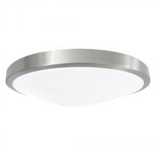 Standard Products 64095 - 11IN LED Ceiling Luminaire 15W 120V 30K Dim Brushed Nickel Frosted Round STANDARD