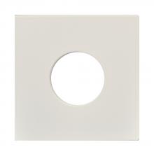 Standard Products 65438 - LED Gimbal Downlight Trim 4IN White Flat Square STANDARD