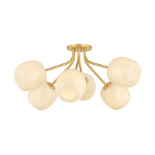 HVL - Mitzi Combined H1092606-AGB - Lisette Semi Flush