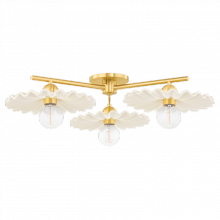 HVL - Mitzi Combined H499603-AGB/CCR - Tinsley Semi Flush