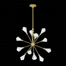 HVL - Mitzi Combined H681812-AGB/SWH - Hikari Chandelier