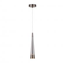 Aircraft Canada AC6821SM - Sunnyvale Collection 1-Light Pendant Pearl Black and Smoke