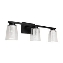 Artcraft Canada AC7353BK - Dalton Collection 3-Light Bathroom Vanity Fixture Black