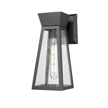  AC8860BK - Lucian Collection 1-Light 12" Outdoor Wall Light Black