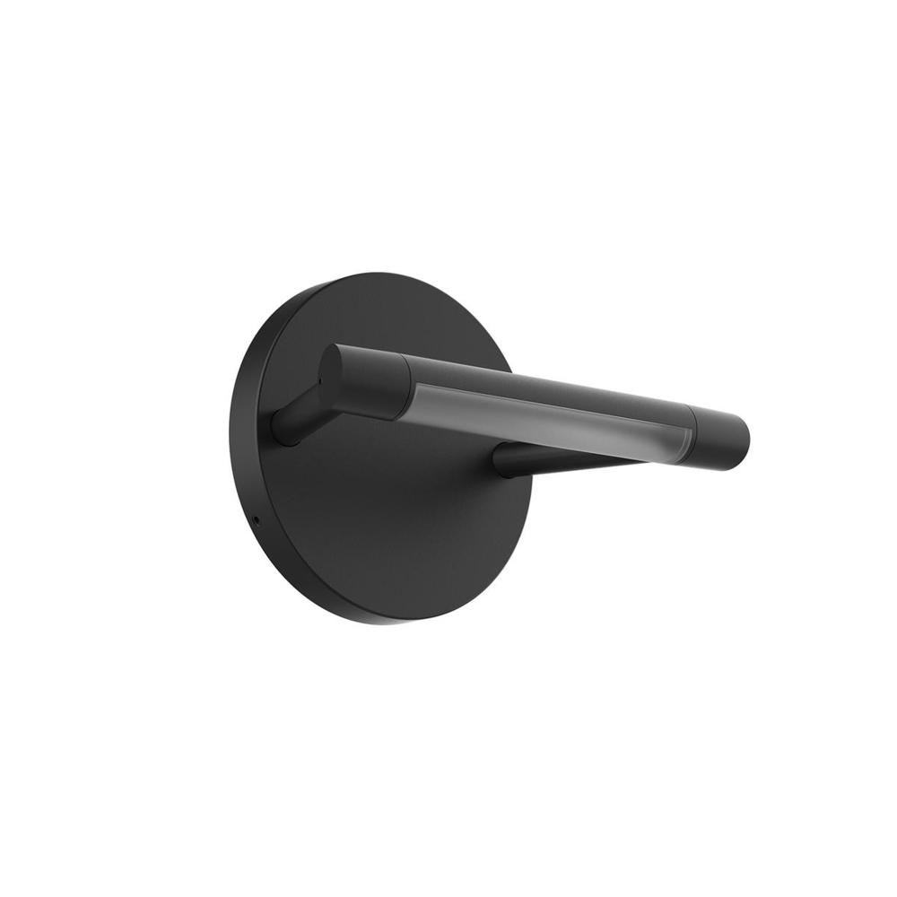 Maro 7-in Black LED Exterior Wall Sconce