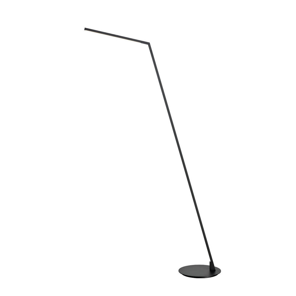 Miter 58-in Black LED Floor Lamp