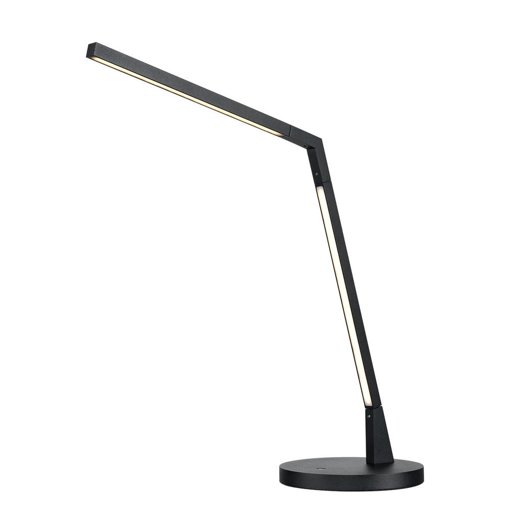 Miter 17-in Black LED Table Lamp
