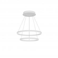 Kuzco CH87224-WH - Cerchio 24-in White LED Chandeliers