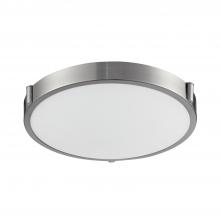  501112-LED - Floyd 13-in Brushed Nickel LED Flush Mount