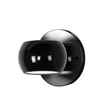 Kuzco Lighting Inc WS46604-GBK - Flux 4-in Gloss Black LED Wall Sconce