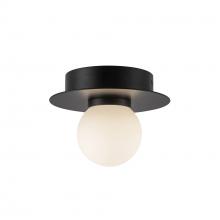  FM15506-BK-UNV - Elixir 6-in Black LED Flush Mount