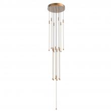 Kuzco MP75127-BG - Motif 27-in Brushed Gold LED Multi Pendant