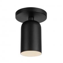 Kuzco SF57704-BK - Nola 4-in Black 1 Light Semi-Flush