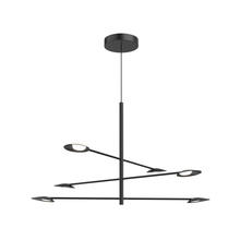 Kuzco CH90136-BK - Rotaire 36-in Black LED Chandeliers