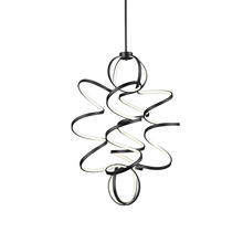 Kuzco CH93941-BK - Synergy 41-in Black LED Chandeliers