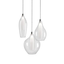 Kuzco MP3003 - Victoria 3 Head Chrome LED Multi Pendant