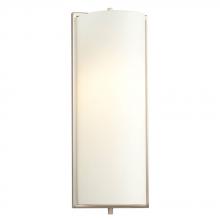  ES213150BN - Wall Sconce - in Brushed Nickel finish with Satin White Glass