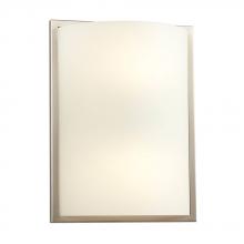  213151BN 2PL13 - Wall Sconce - in Brushed Nickel finish with Satin White Glass