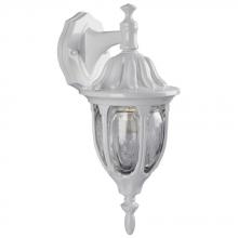 Galaxy Lighting 301130 WH - Outdoor Cast Aluminum Lantern - White w/ Clear Glass