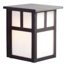 Galaxy Lighting 306100OBZ - Outdoor Wall Fixture - Old Bronze w/ White Marbled Glass