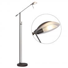  511066MTBZ - Floor Lamp - Matte Bronze with Frosted Glass (Dimmable)