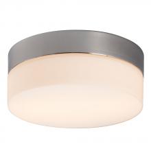  612312CH-113NPF - Flush Mount Ceiling Light - in Polished Chrome finish with Satin White Glass