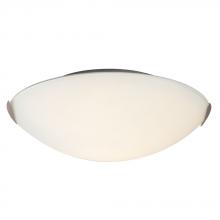 Galaxy Lighting 612410BN-213EB - Flush Mount Ceiling Light - in Brushed Nickel finish with Satin White Glass