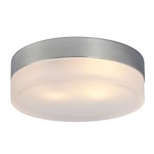  615272CH-113EB - Flush Mount Ceiling Light - in Polished Chrome finish with Frosted Glass