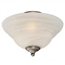  660335PT - Semi-Flush Mount - Pewter w/ Marbled Glass