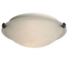  680112MB/ORB-113EB - Flush Mount Ceiling Light - in Oil Rubbed Bronze finish with Marbled Glass