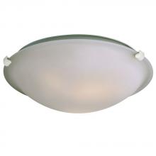  680116FR-WH-213NPF - Flush Mount Ceiling Light - in White finish with Frosted Glass