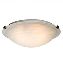  L680116MO010A1 - LED Flush Mount Ceiling Light - in Oil Rubbed Bronze finish with Marbled Glass