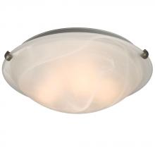  680116MB-PT/2PL - Flush Mount Ceiling Light - in Pewter finish with Marbled Glass