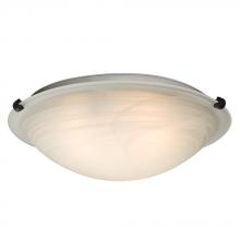  680116MB-ORB - Flush-Mount - Oil Rubbed Bronze w/ Marbled Glass