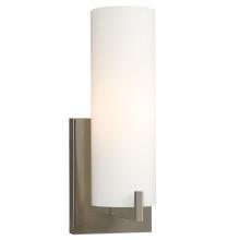  710691BN - 1 Light Vanity - in Brushed Nickel with Satin White Glass