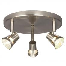 Galaxy 755599BN - Three Light Halogen Monopoint - Brushed Nickel