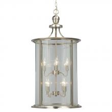  912302BN - Pendant - Brushed Nickel with Clear Glass